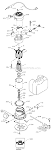Page A Diagram and Parts List for 6902 Type 7 Porter Cable Router